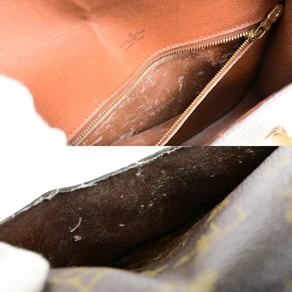 LOUIS VUITTON Saint Cloud GM Shoulder Bag Monogram Leather Brown - Picture 2 of 16